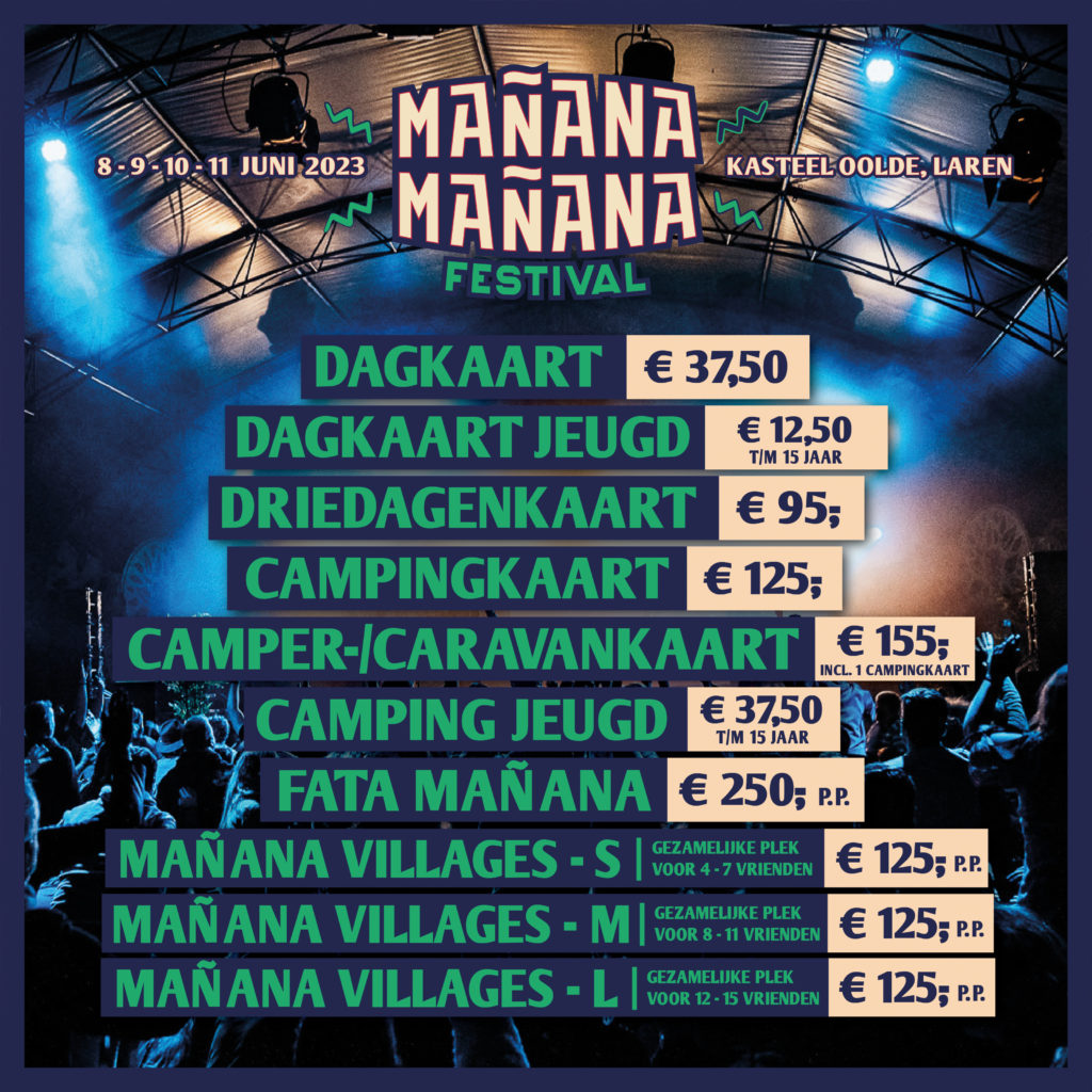 Tickets - festival Mañana Mañana